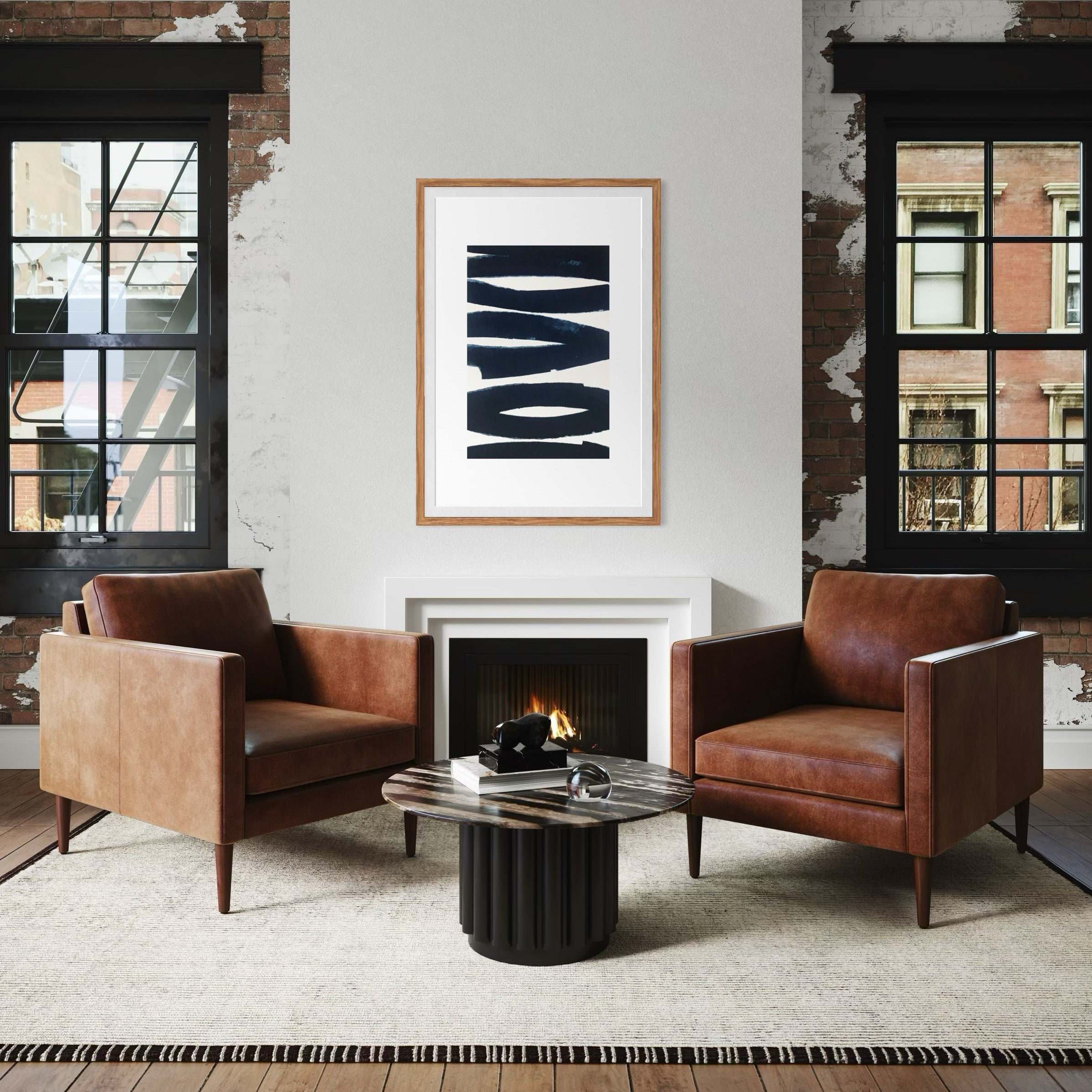 Psychic Shadow by Marie Adeline used as office wall art, adding depth and sophistication to commercial art prints and corporate art solutions.