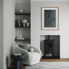 Thought Sequence by Marie Adeline shown in a boutique hotel lounge, offering framed art for hospitality and aesthetic solutions for hospitality designers.