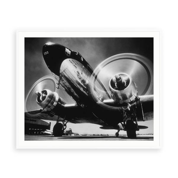 City of Portland by Hulton Archive — illustrative matte-white framed paper print with white mat; proportions vary by size.