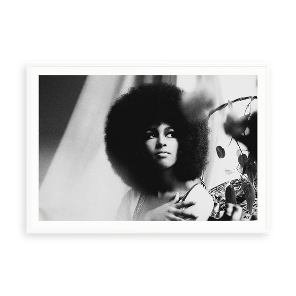 Marsha Hunt by Evening Standard — illustrative matte-white framed paper print with white mat; proportions vary by size.