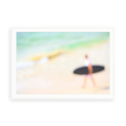 Seaside 35 by Tal Paz-Fridman — illustrative matte-white framed paper print with white mat; proportions vary by size.