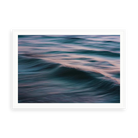 The Uniqueness of Waves XV by Tal Paz-Fridman — illustrative matte-white framed paper print with white mat; proportions vary by size.