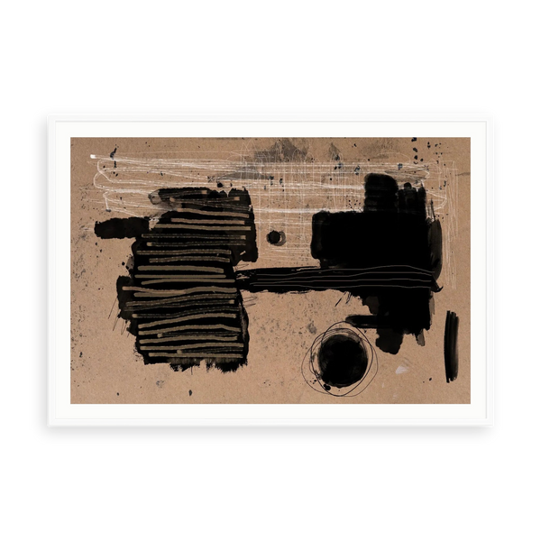 Close to the Stars by Alejandro Franseschini — illustrative matte-white framed paper print with white mat; proportions vary by size.