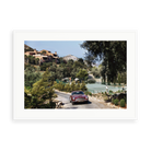 Illustrative matte-white framed preview with white inner border of Il Pellicano Tennis by Slim Aarons. Proportions vary by size.