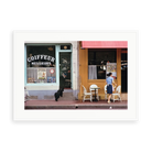 Illustrative matte-white framed preview with white inner border of Nicely Coiffed by Slim Aarons. Proportions vary by size.
