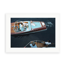 Illustrative matte-white framed preview with white inner border of Monte Carlo by Slim Aarons. Proportions vary by size.