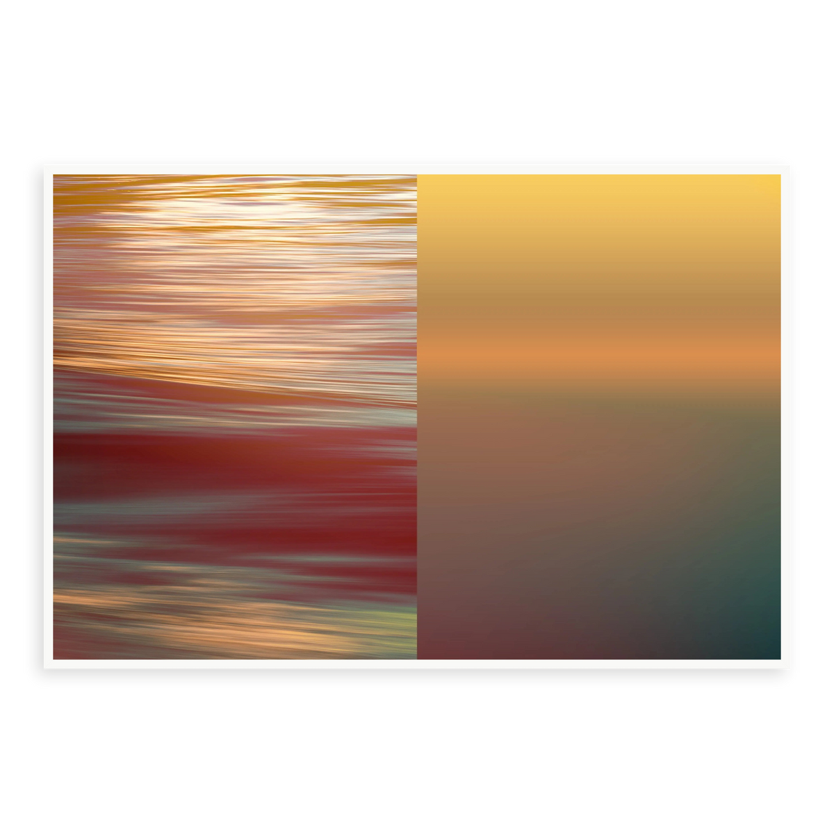 Trapani by Alejandro Franseschini — illustrative narrow matte-white framed metal print, no added mat.