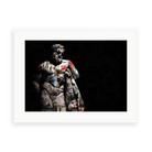 Hercules Work Stories by Francesco Alessandrini — illustrative matte-white framed preview with a white mat. Proportions vary by size.