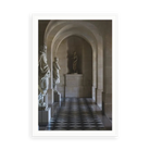 Clairobscur by R. Rivera — illustrative matte-white framed paper print with white mat; proportions vary by size.