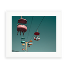 A Beautiful Day by C. Malk — illustrative matte-white framed preview with a white mat. Proportions vary by size.