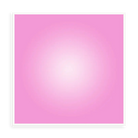Morganite Halo by Alejandro Franseschini — illustrative narrow matte-white framed metal print, no added mat.