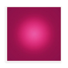 Pink Ruby Halo by Alejandro Franseschini — illustrative narrow matte-white framed metal print, no added mat.