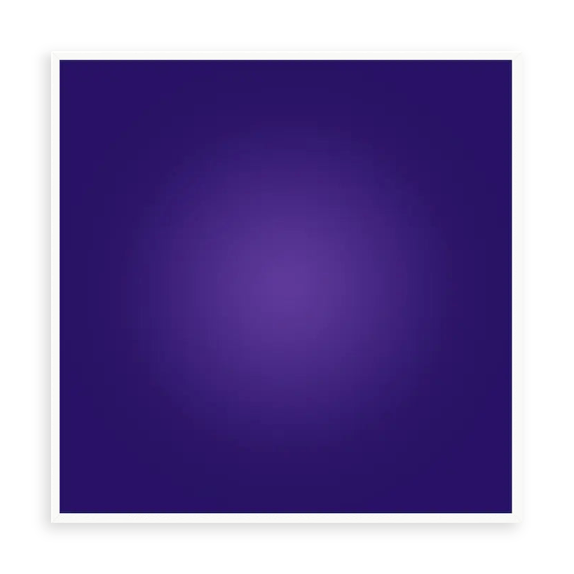 Amethyst Halo by Alejandro Franseschini — illustrative narrow matte-white framed metal print, no added mat.