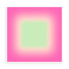 Pink Galaxy by Alejandro Franseschini — illustrative narrow matte-white framed metal print, no added mat.
