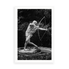 Vintage Cupid Dance 1935 by Sasha — illustrative matte-white framed paper print with white mat; proportions vary by size.