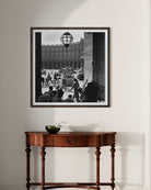 September Affair, Rome by Slim Aarons featured in a gallery-style hallway, celebrating the golden age of cinema and documentary photography.