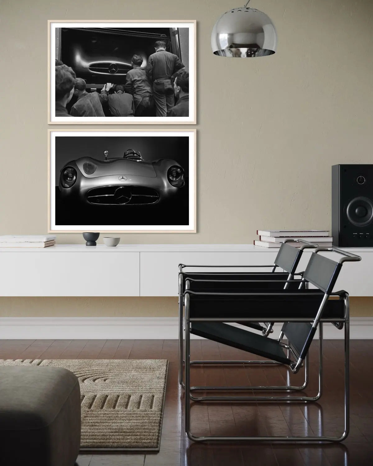 Silver Arrow | Vintage Mercedes-Benz 300 SLR Fine Art Print The Picturalist | Fine Art Prints on Paper