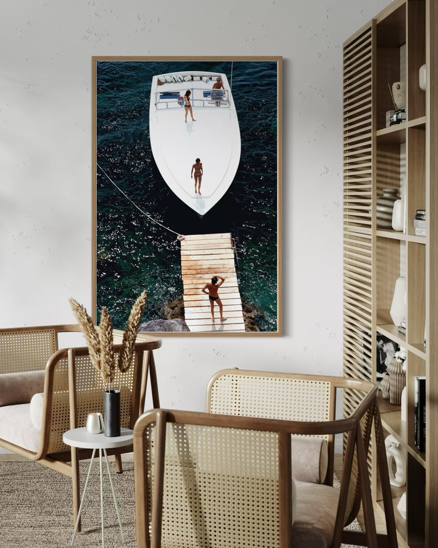 Speedboat Landing by Slim Aarons