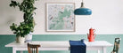 Green Mountain by Chantelle Fulce shown in a minimalist home decor setting