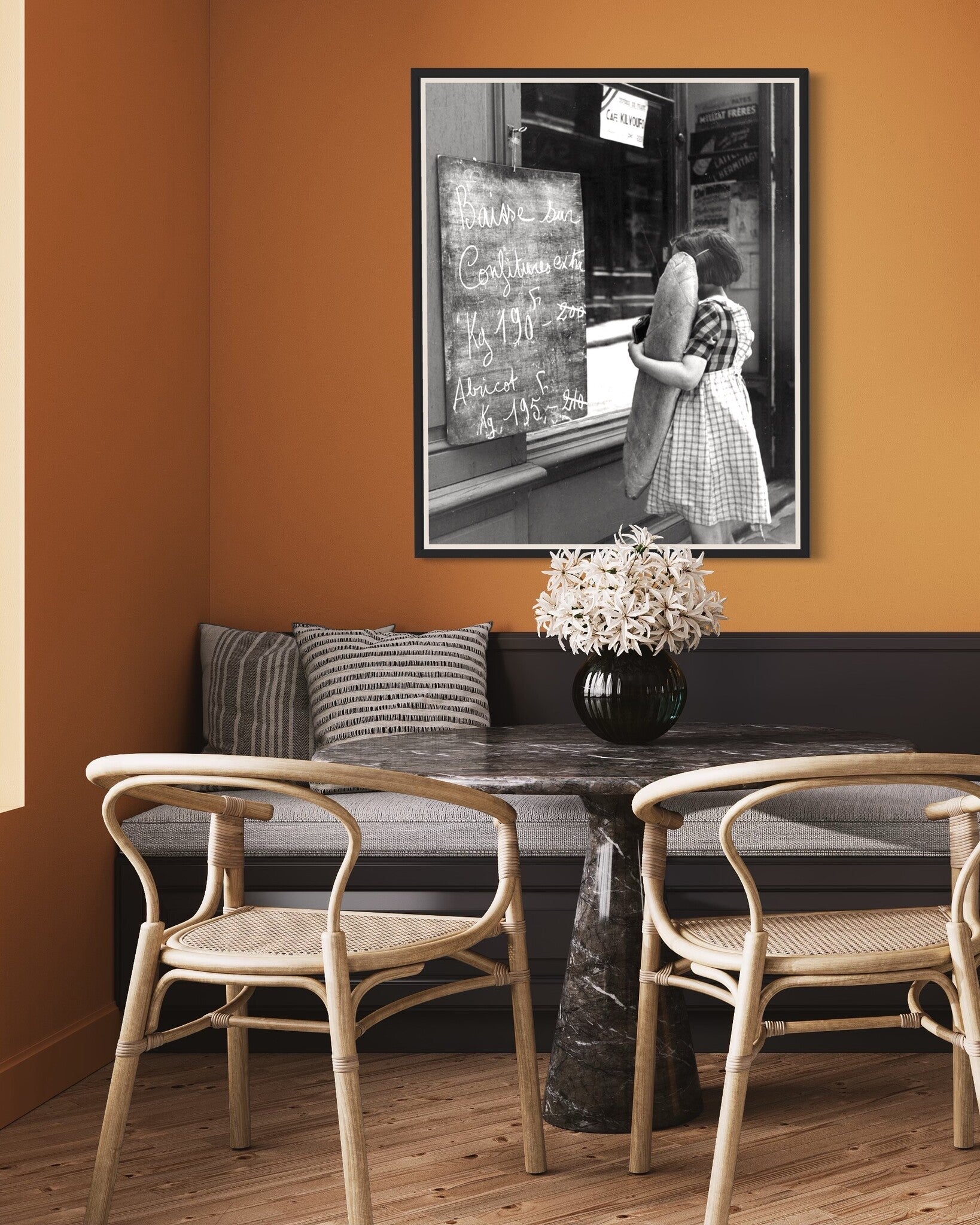 Vintage French Bakery Scene, wallart photography-the Picturalist-2